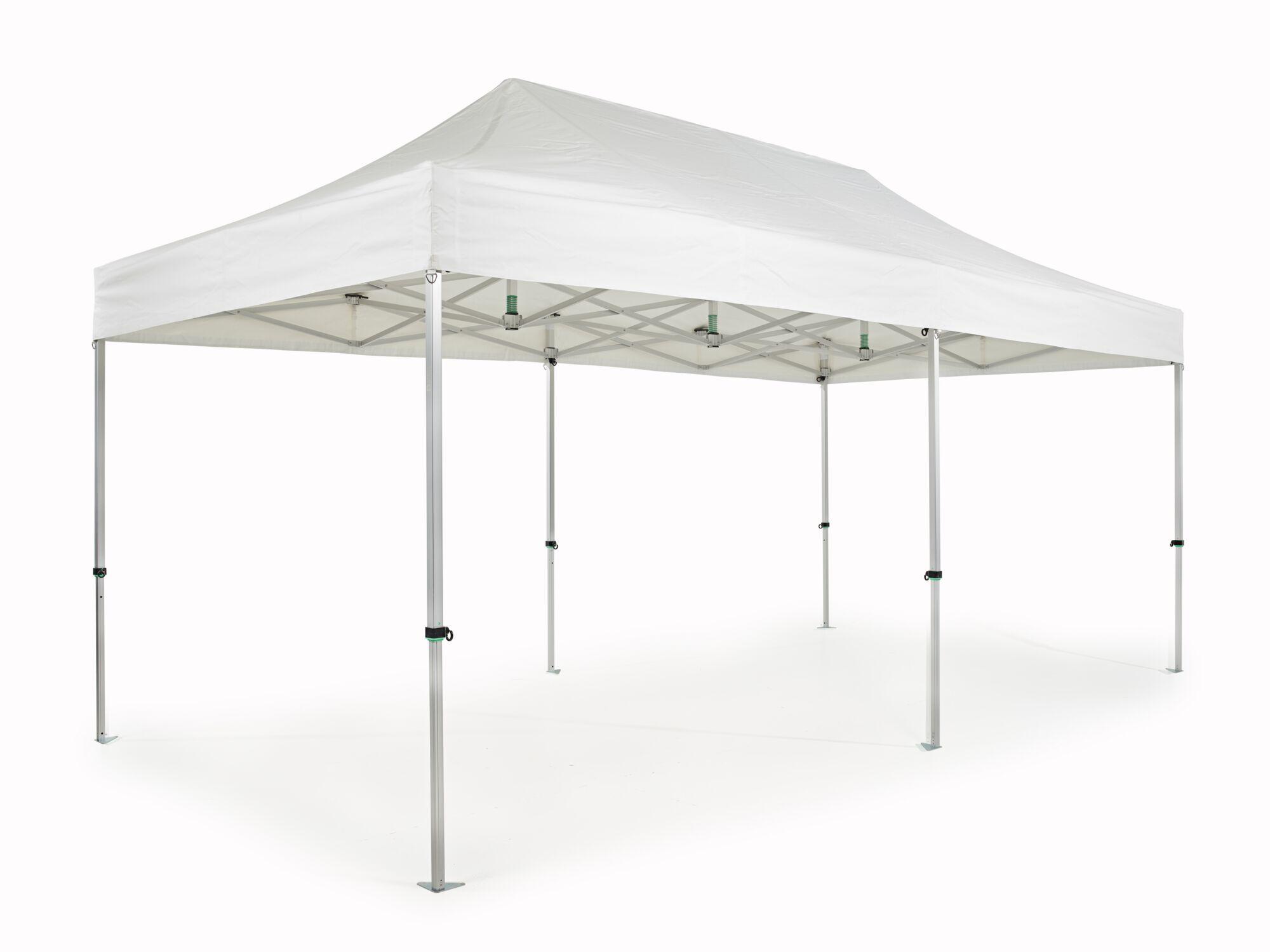 Folding tent AluForce with roof - 3x6m - PVC (matt) White