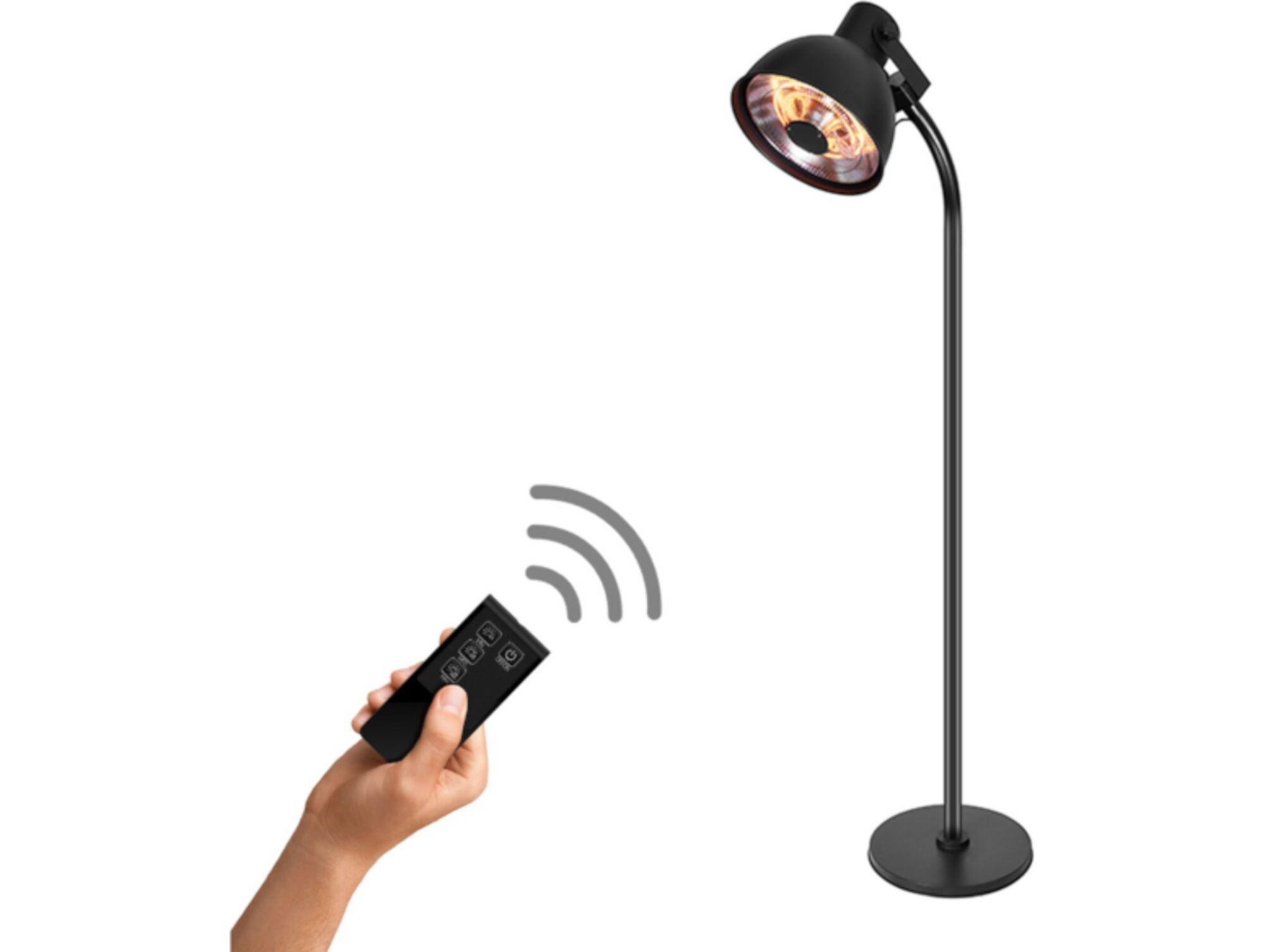 Føro Volcano 2000 - Calefactor de terraza retro de pie eléctrico