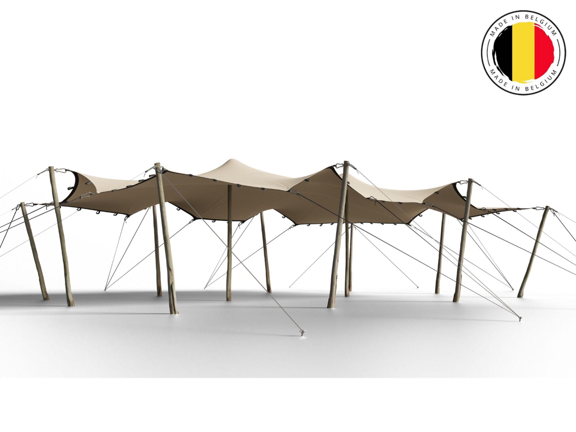 Stretch tent 6,5 x 10 no background