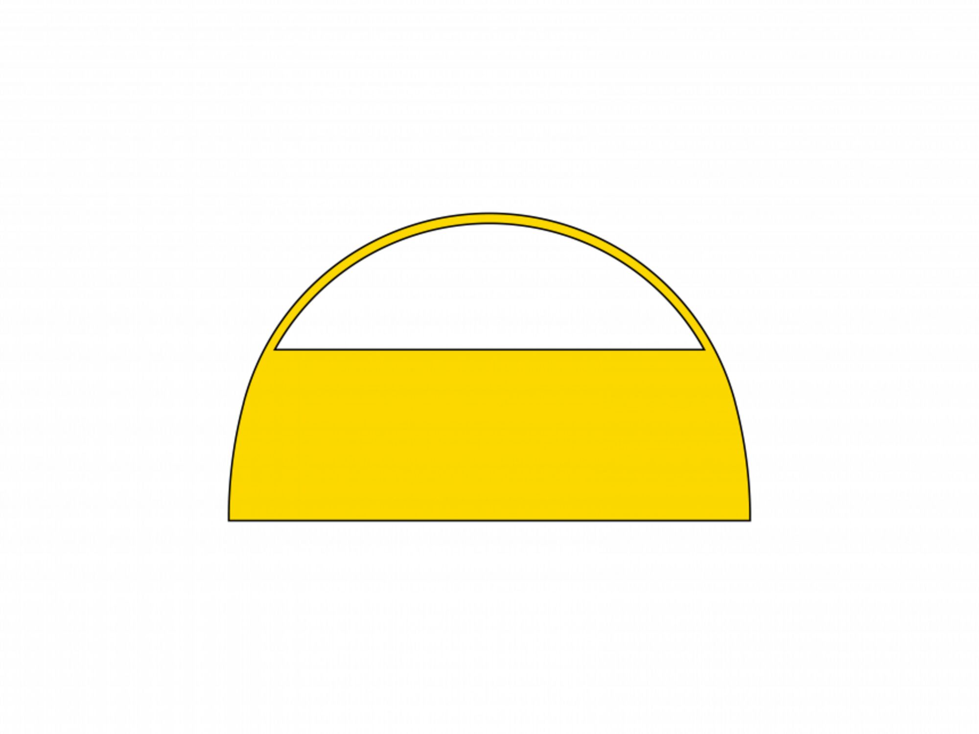 Tente gonflable Globe Paroi fenêtre - 5m Jaune