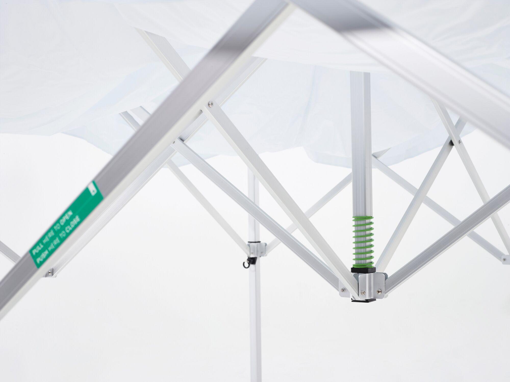 Folding tent AluForce frame detail
