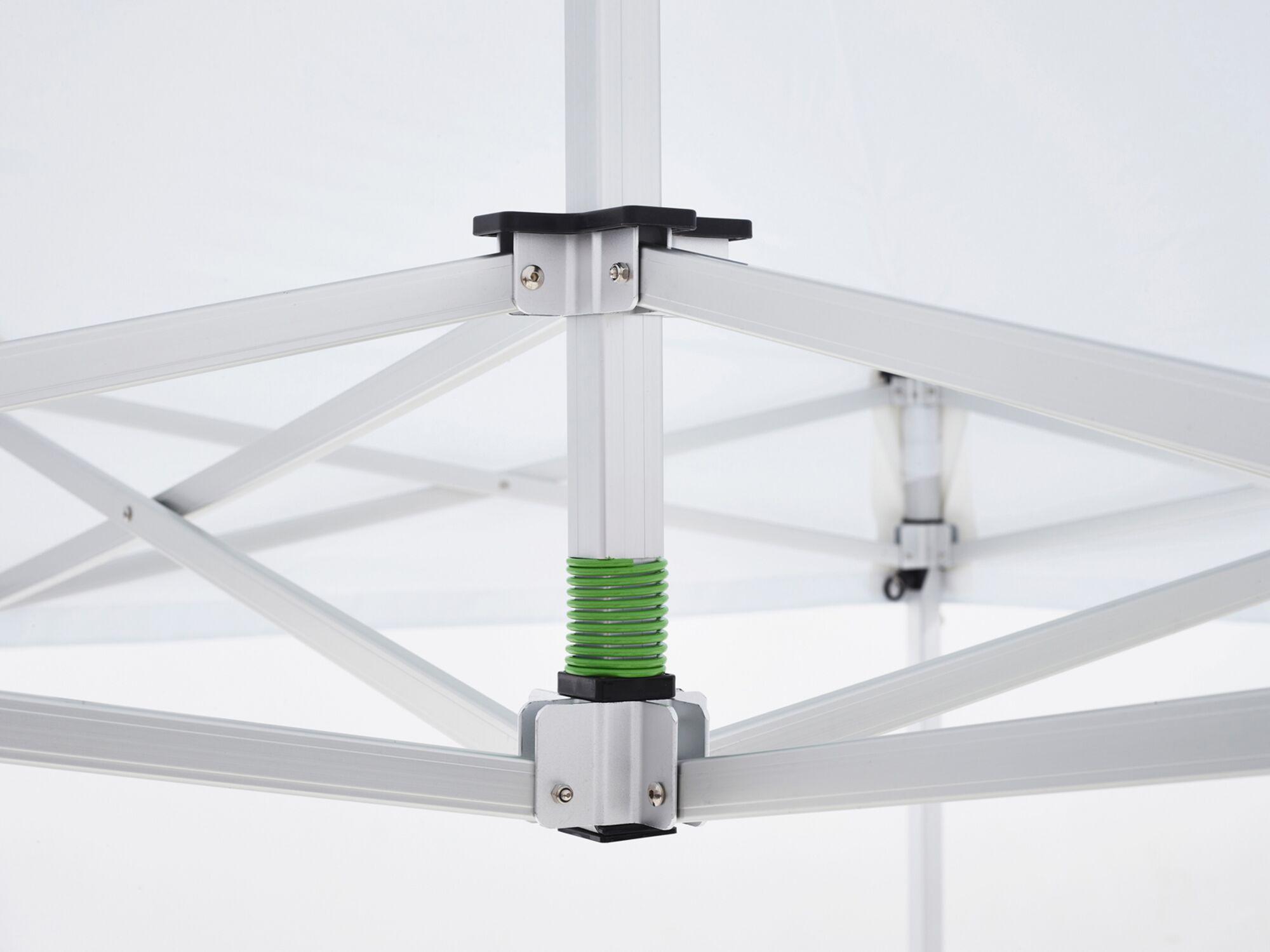 Folding tent AluForce frame detail