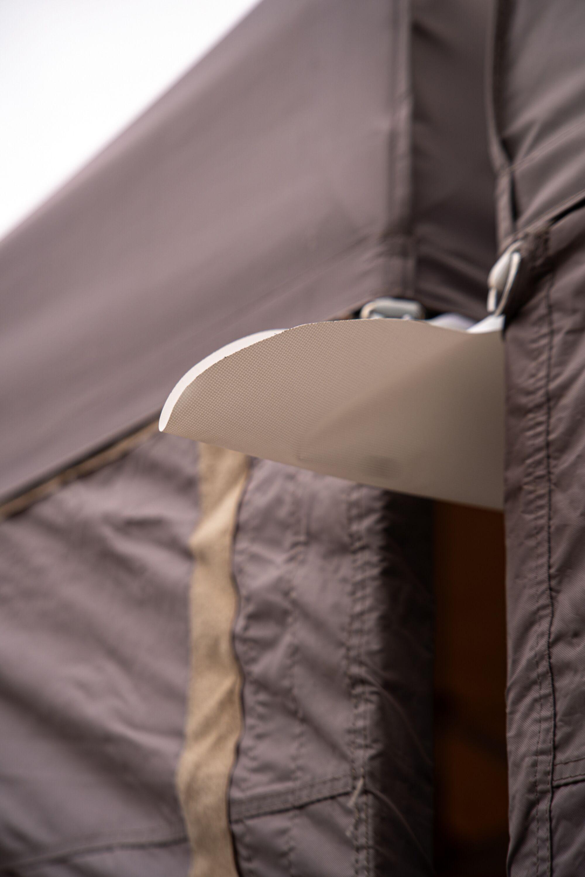 Folding tent Rain gutter - 3m White