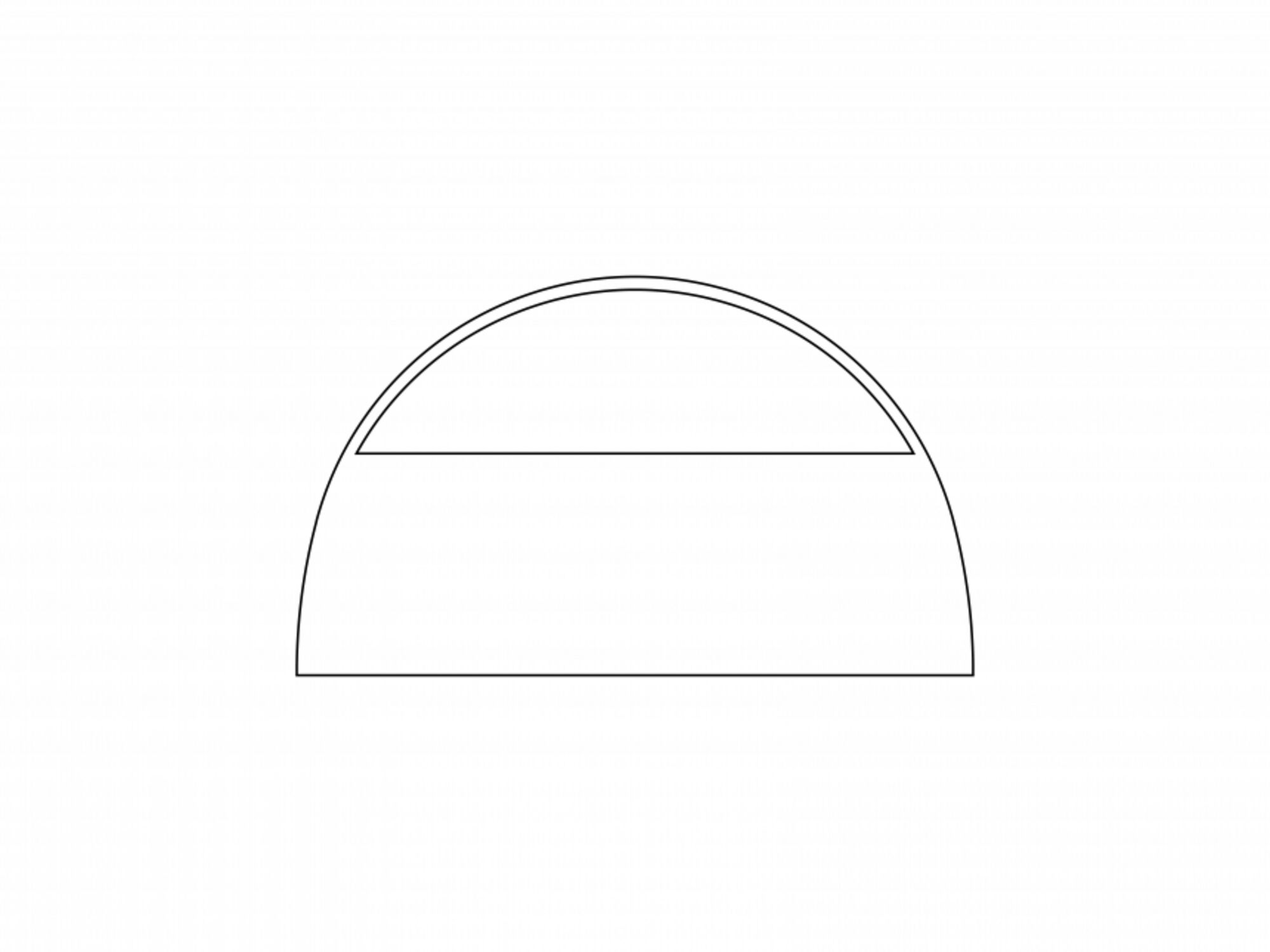 Tente gonflable Globe Paroi fenêtre - 5m Blanc