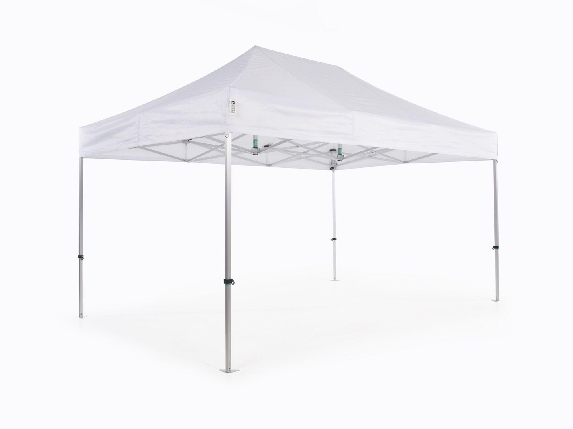 Folding tent AluForce with roof - 3x4,5m - Polyester White