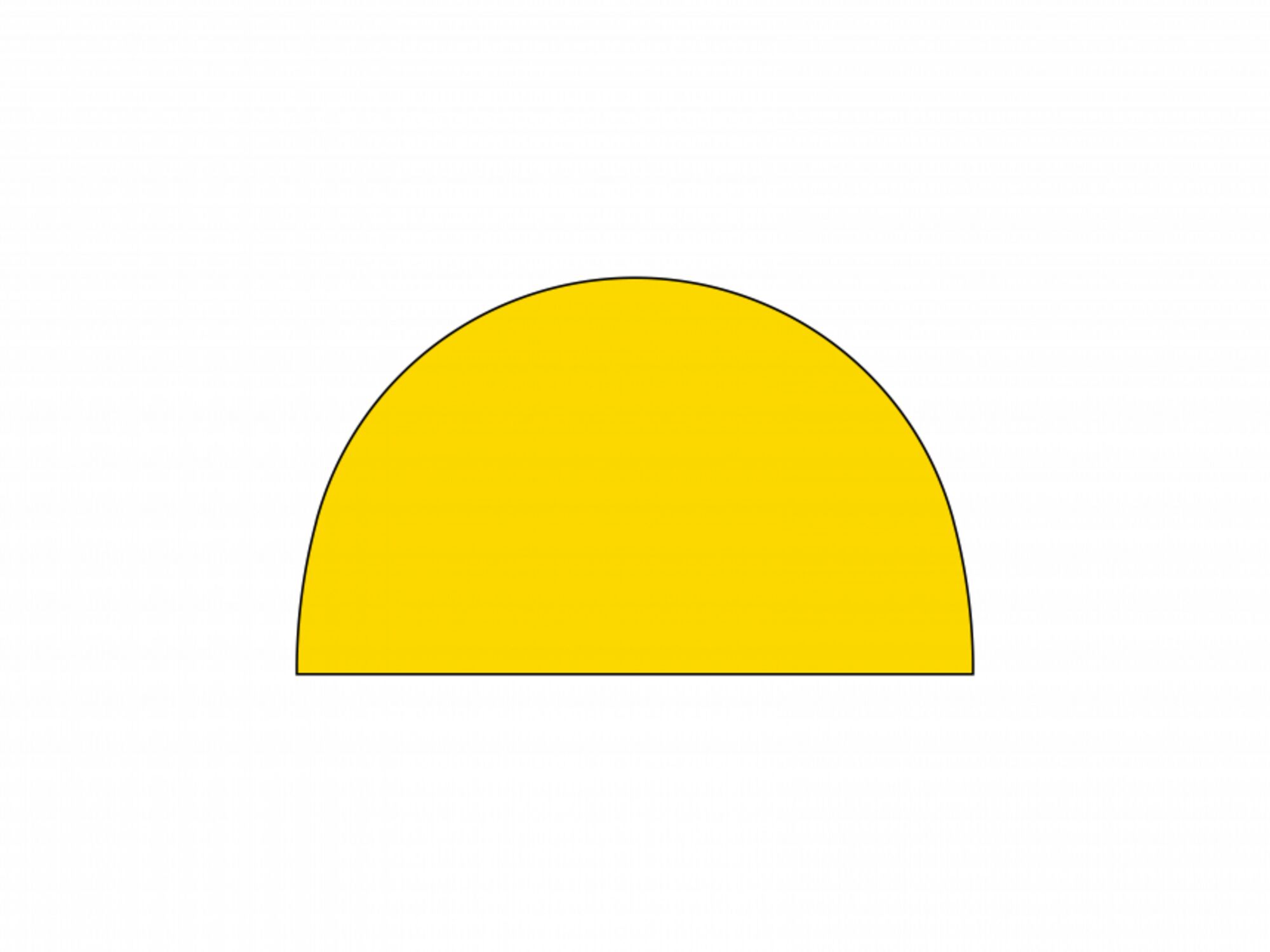 Tente gonflable Globe Paroi fermé - 5m Jaune