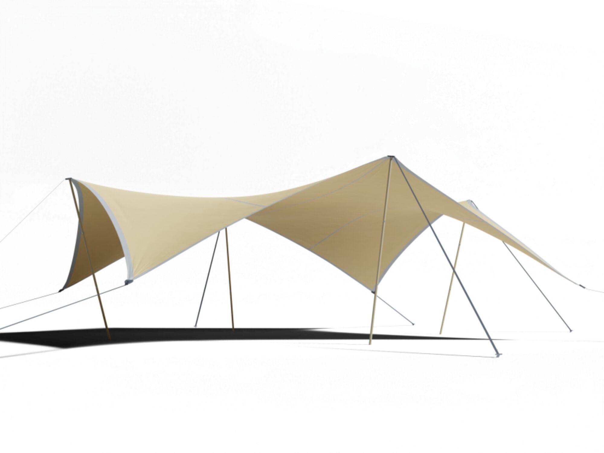 easyflex stretch tent sand no background