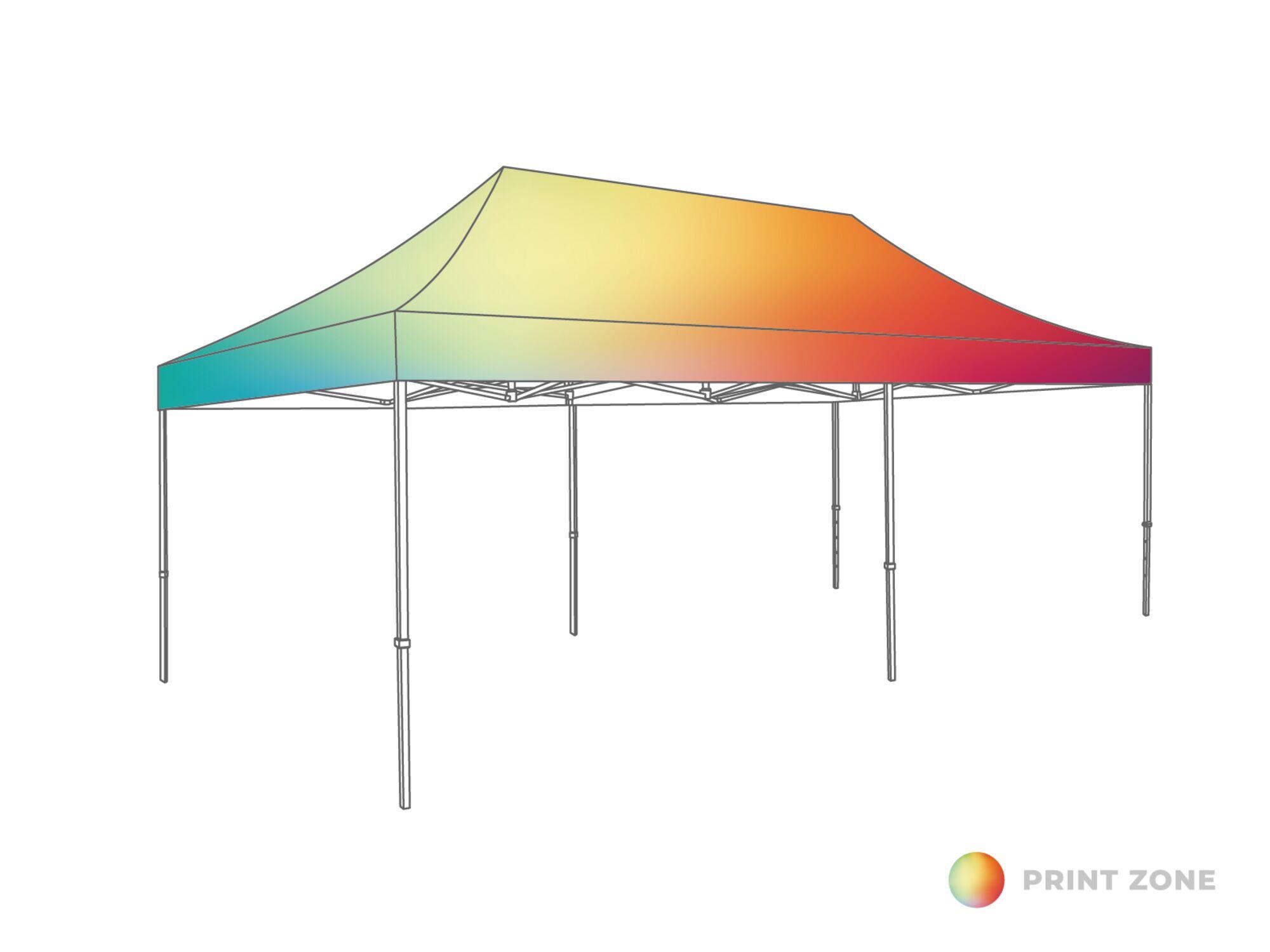 folding tent 3 x 6 print