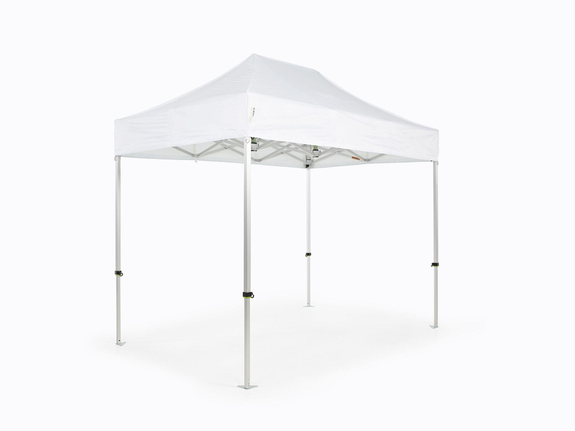 Folding tent AluForce with roof - 2x3m - Polyester White