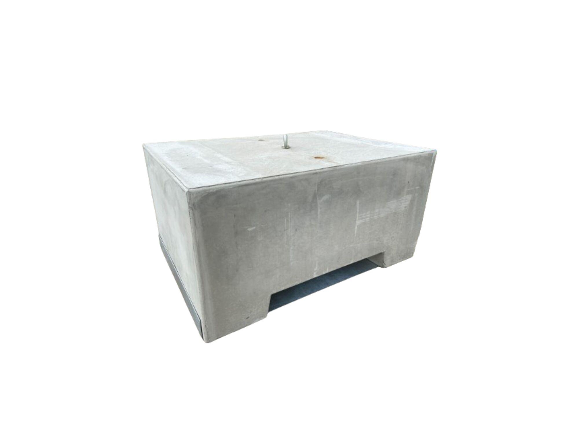 Star tent - steel plate for concrete block - 650 and 1000 kg