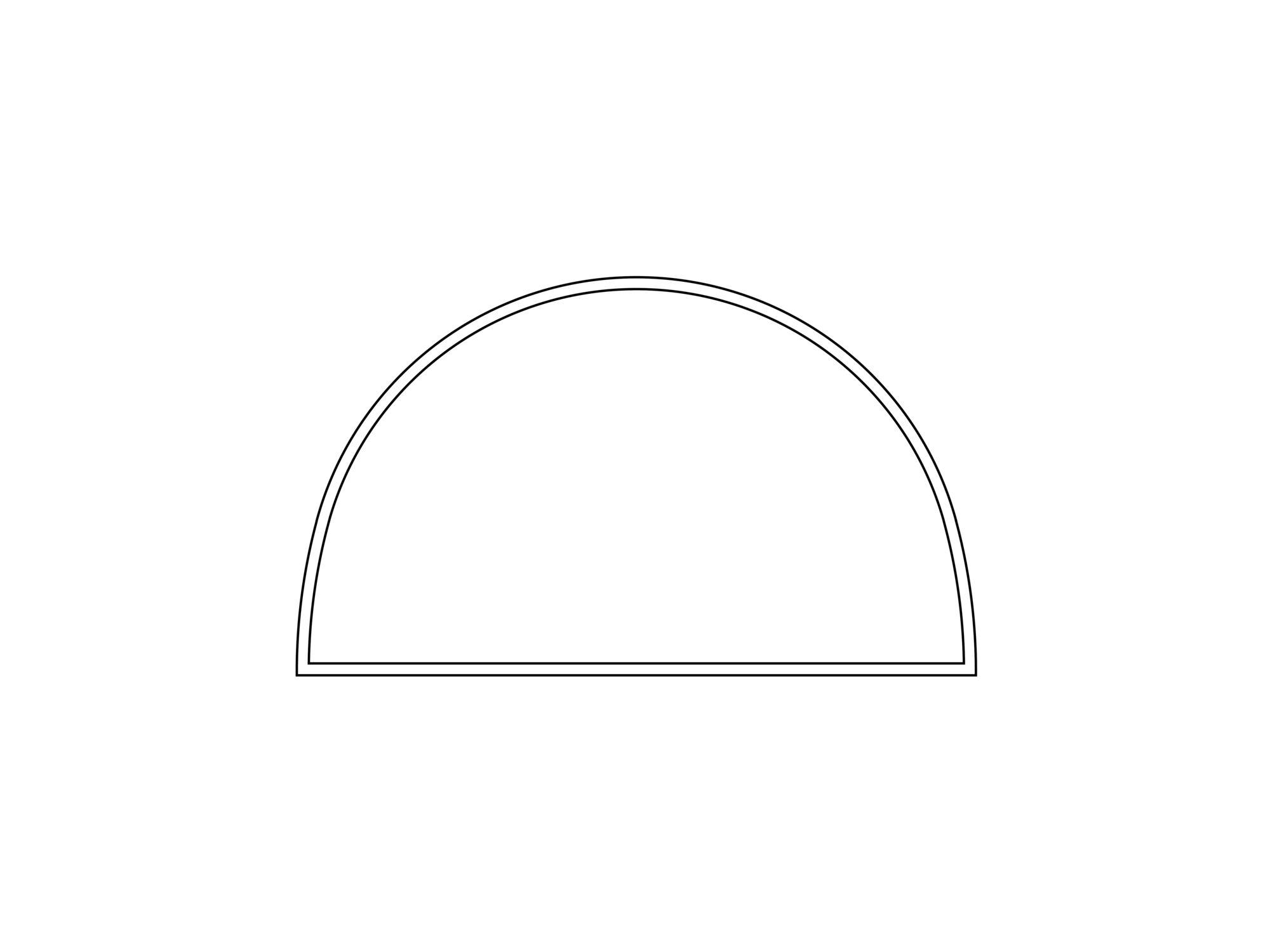 Tente gonflable Globe Paroi fenêtre panoramique - 5m Blanc