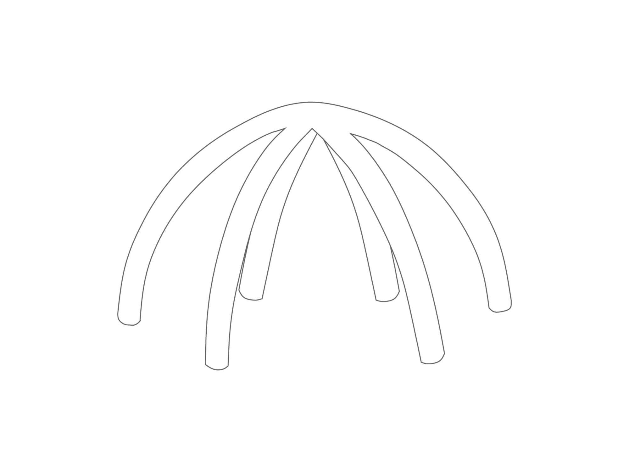 Inflatable tent Galaxy inflatable frame 8x8m White