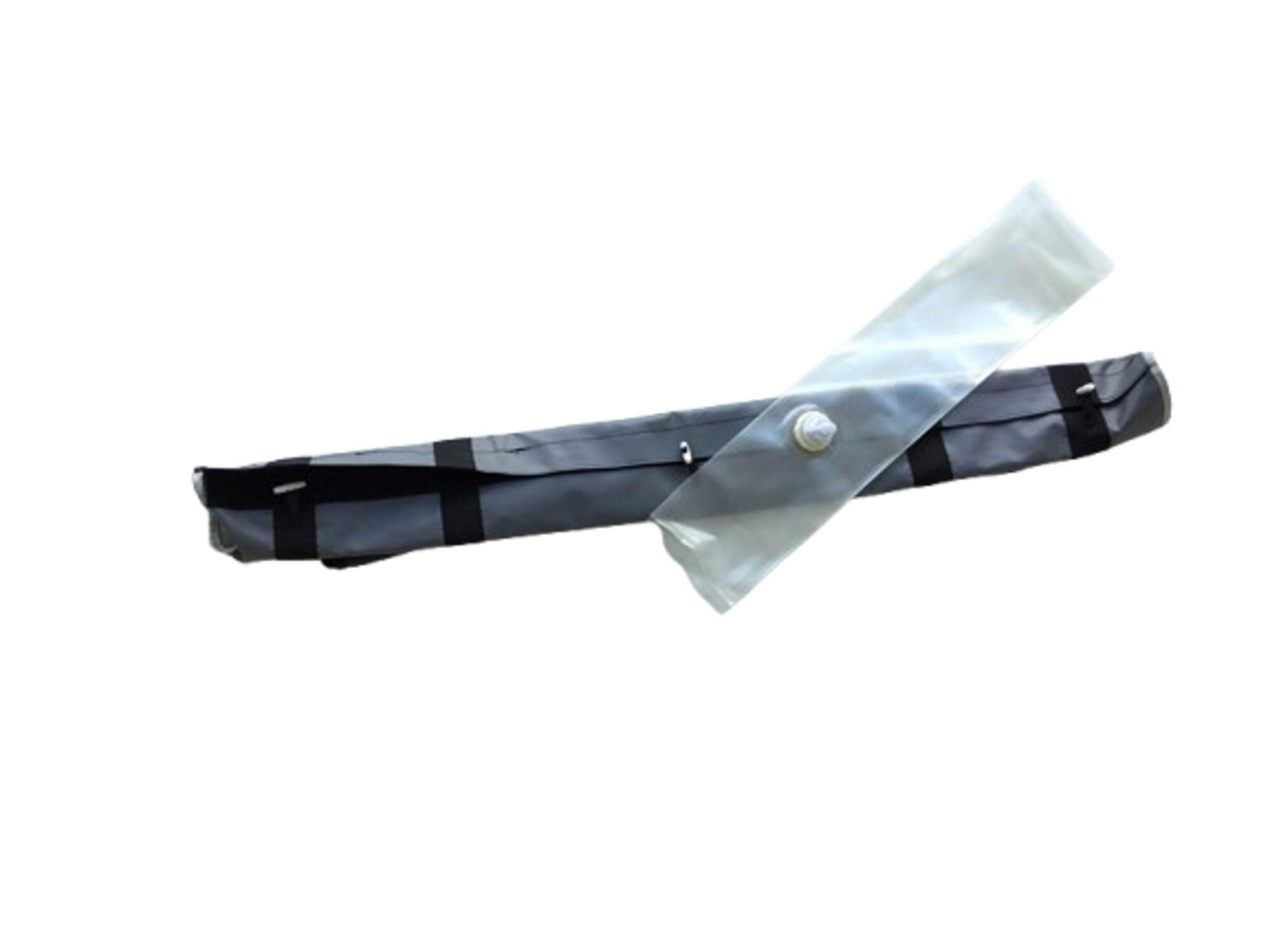 Water bag for sidewall inflatable tent