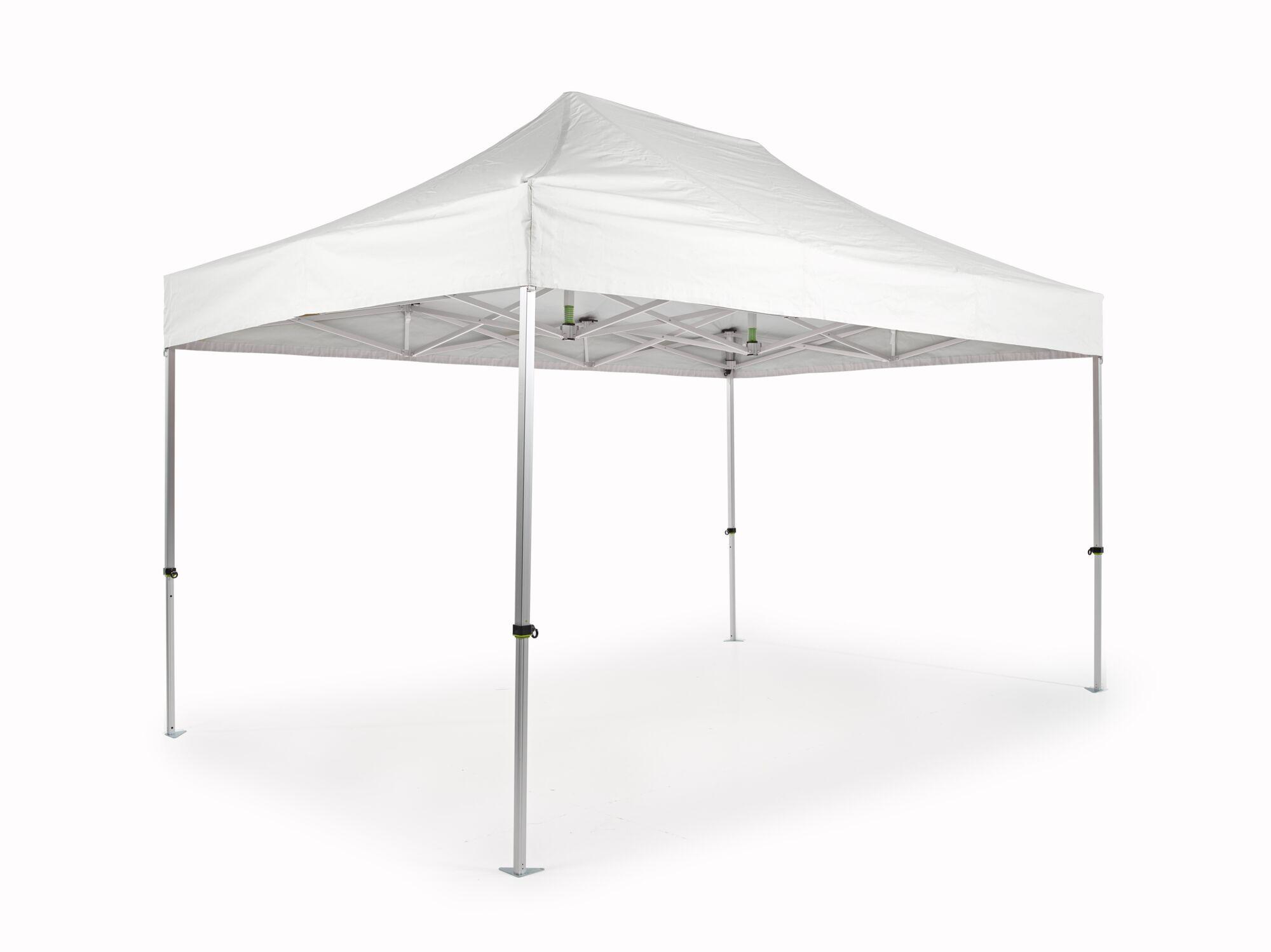 Folding tent AluForce with roof - 3x4,5m - PVC (matt) White