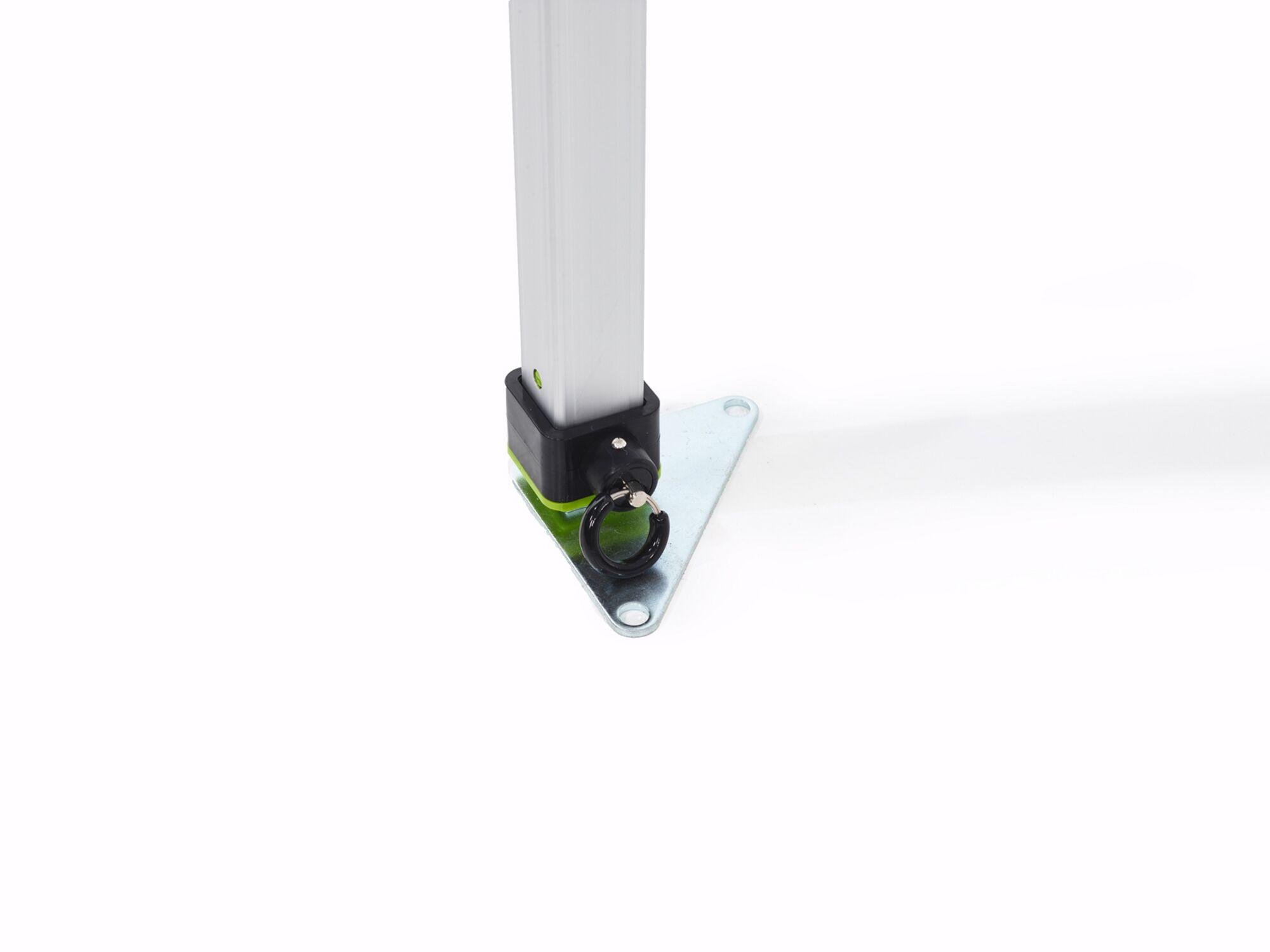 Folding tent AluForce frame detail