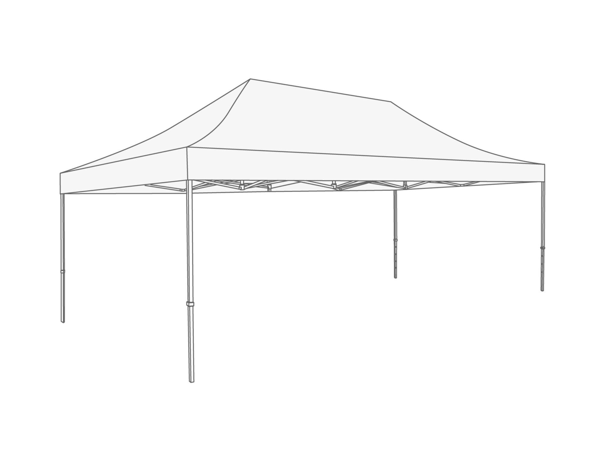 folding tent 4 x 6 white