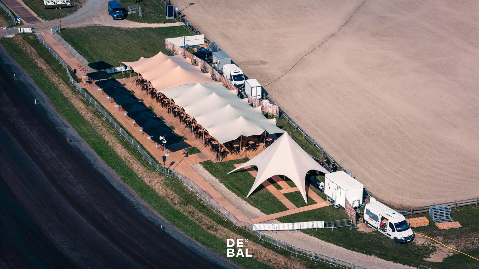 Stertent StellarLite - set 14 m - polyester Wit