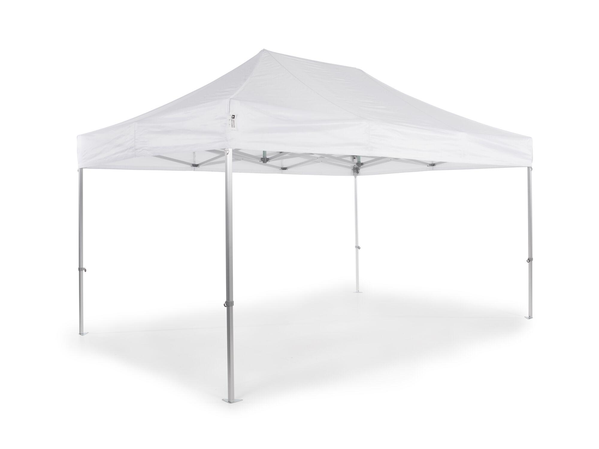 Folding tent AluLite with roof - 3x4,5m - Polyester White