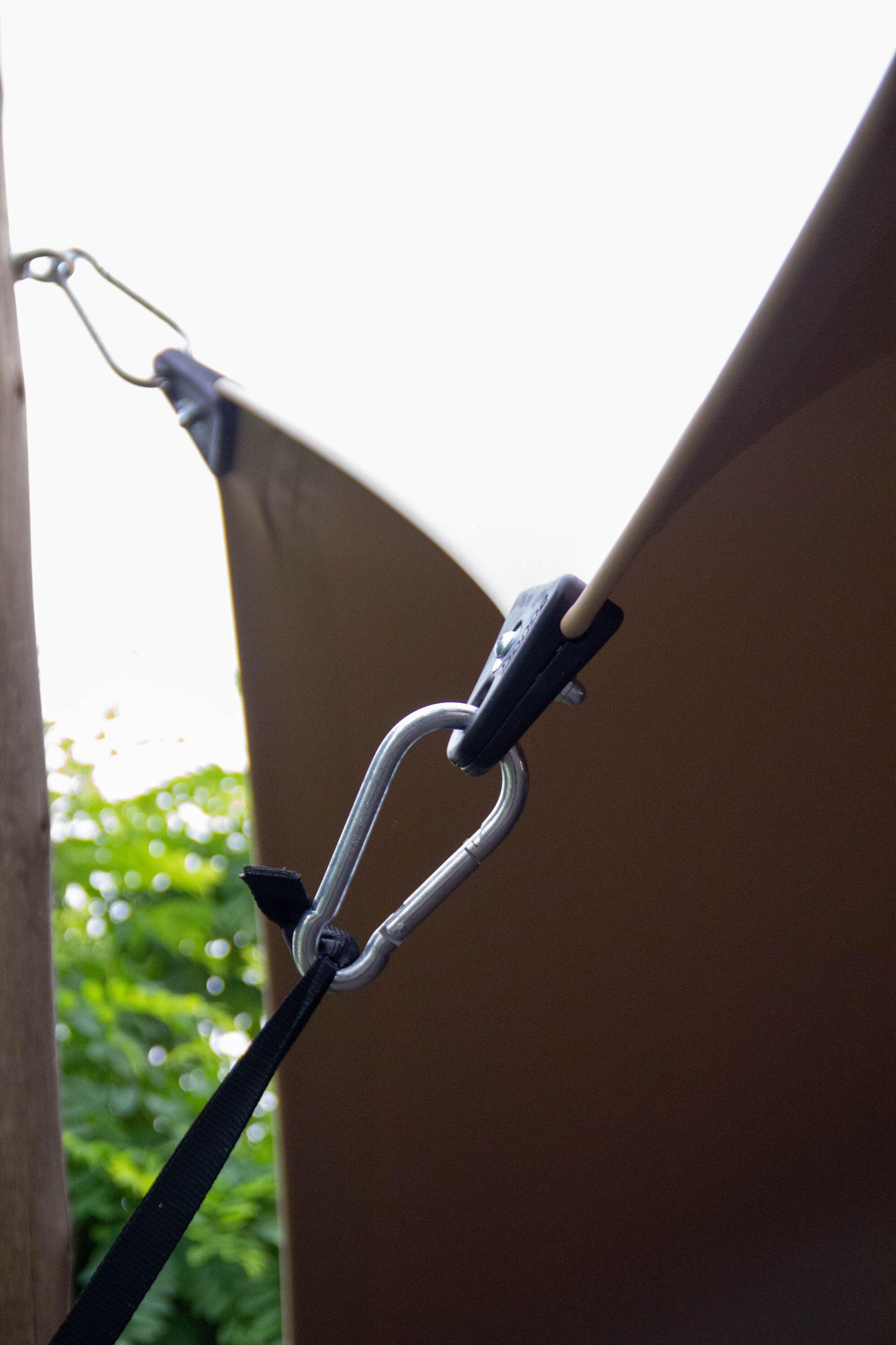 carabiner and loop detail