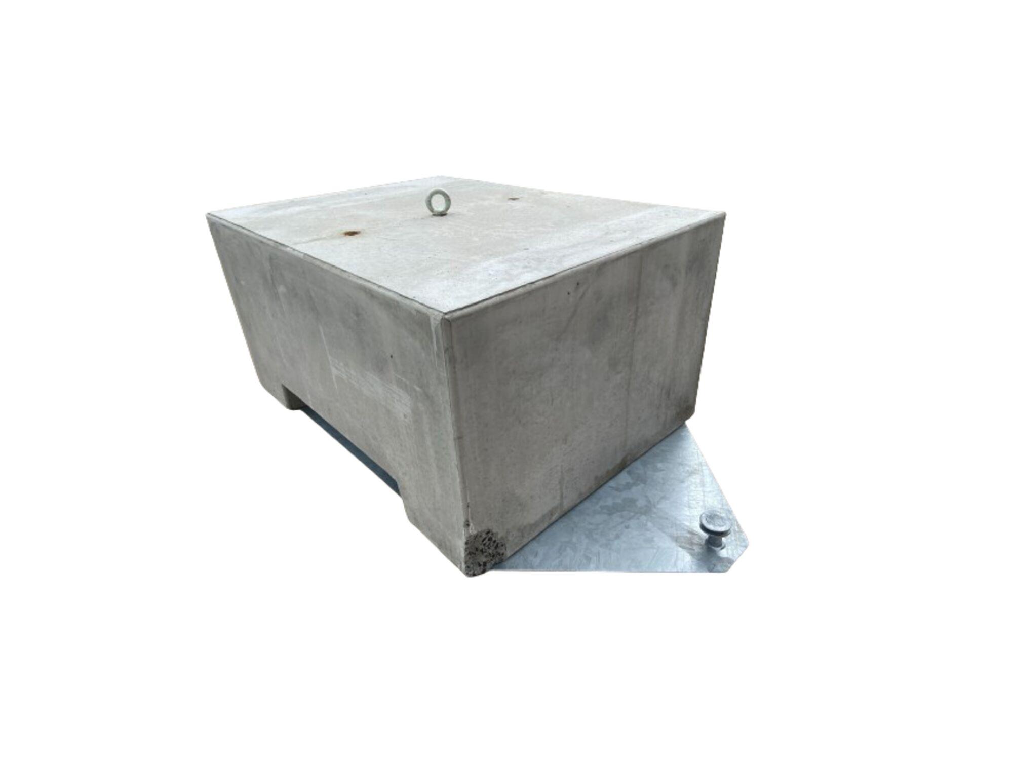 Star tent - steel plate for concrete block - 650 and 1000 kg