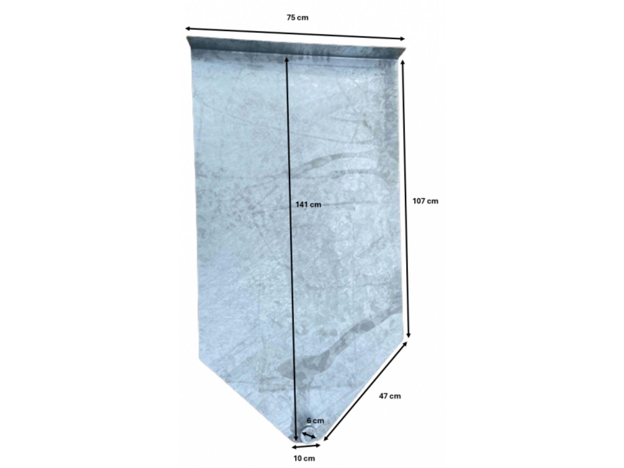Star tent - steel plate for concrete block - 650 and 1000 kg