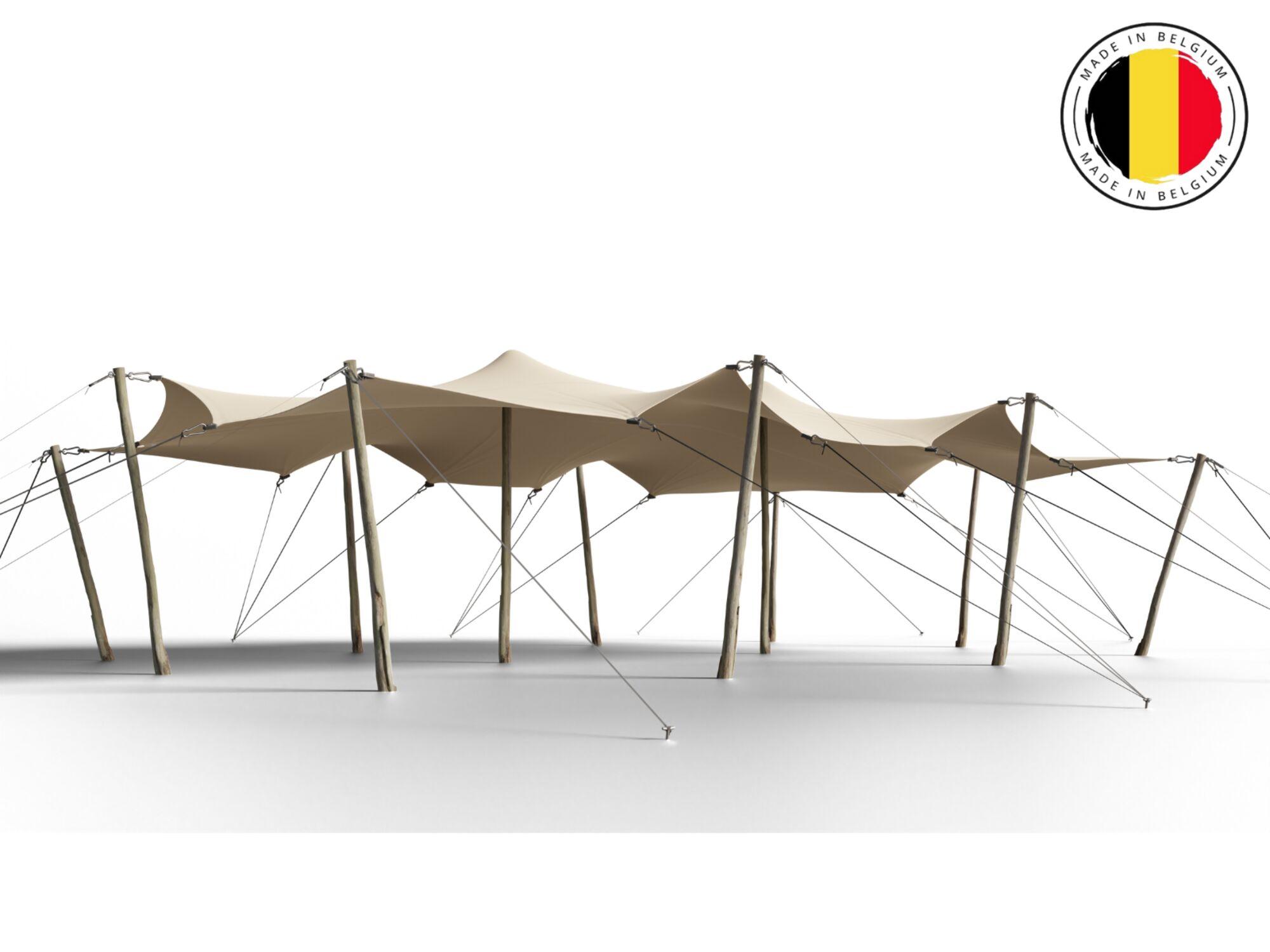 Stretch tent 6,5 x 10 no background