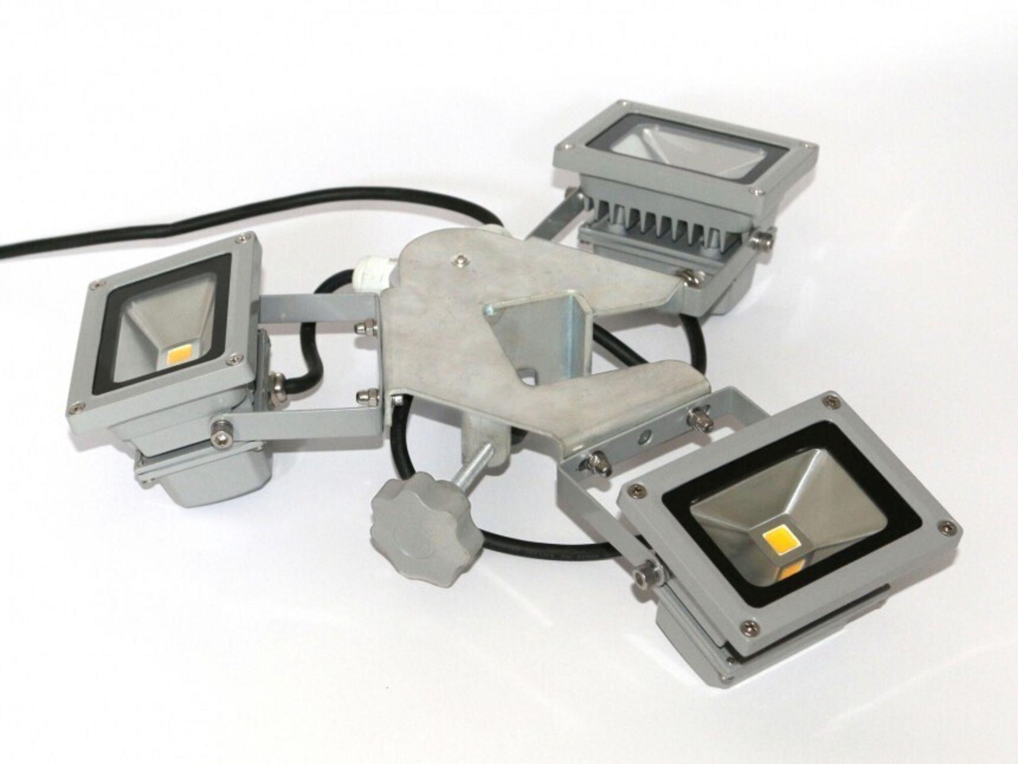 Lichtset 3 LED lampen (3 x 10W)
