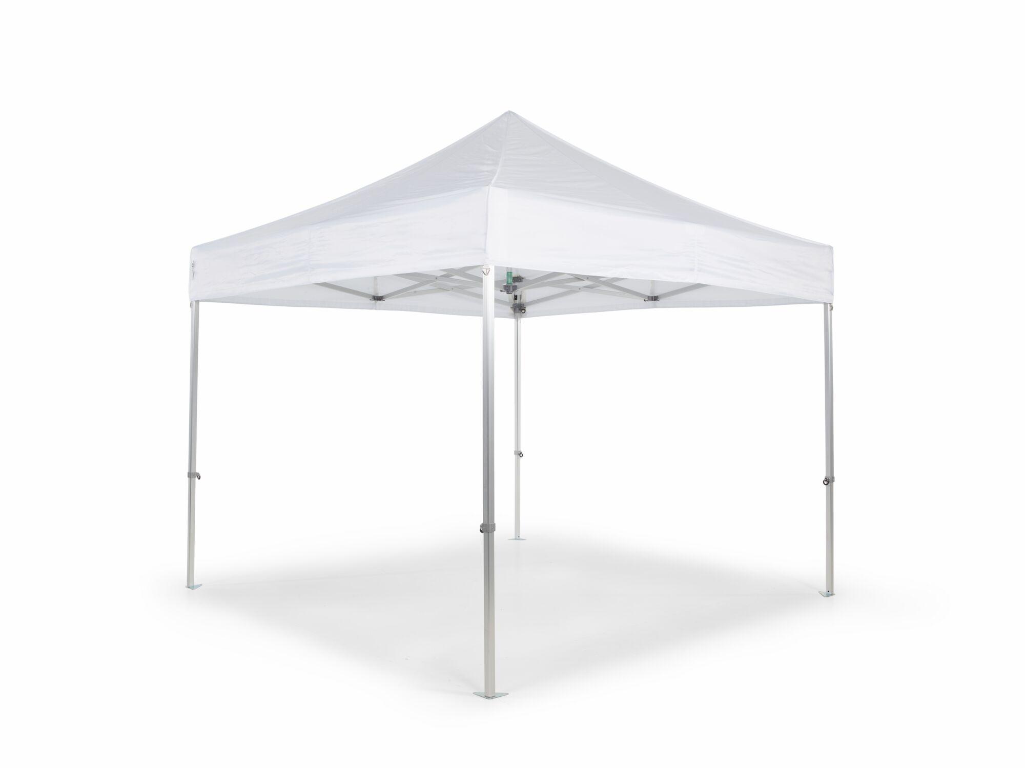 Folding tent AluLite with roof - 3x3m - Polyester White