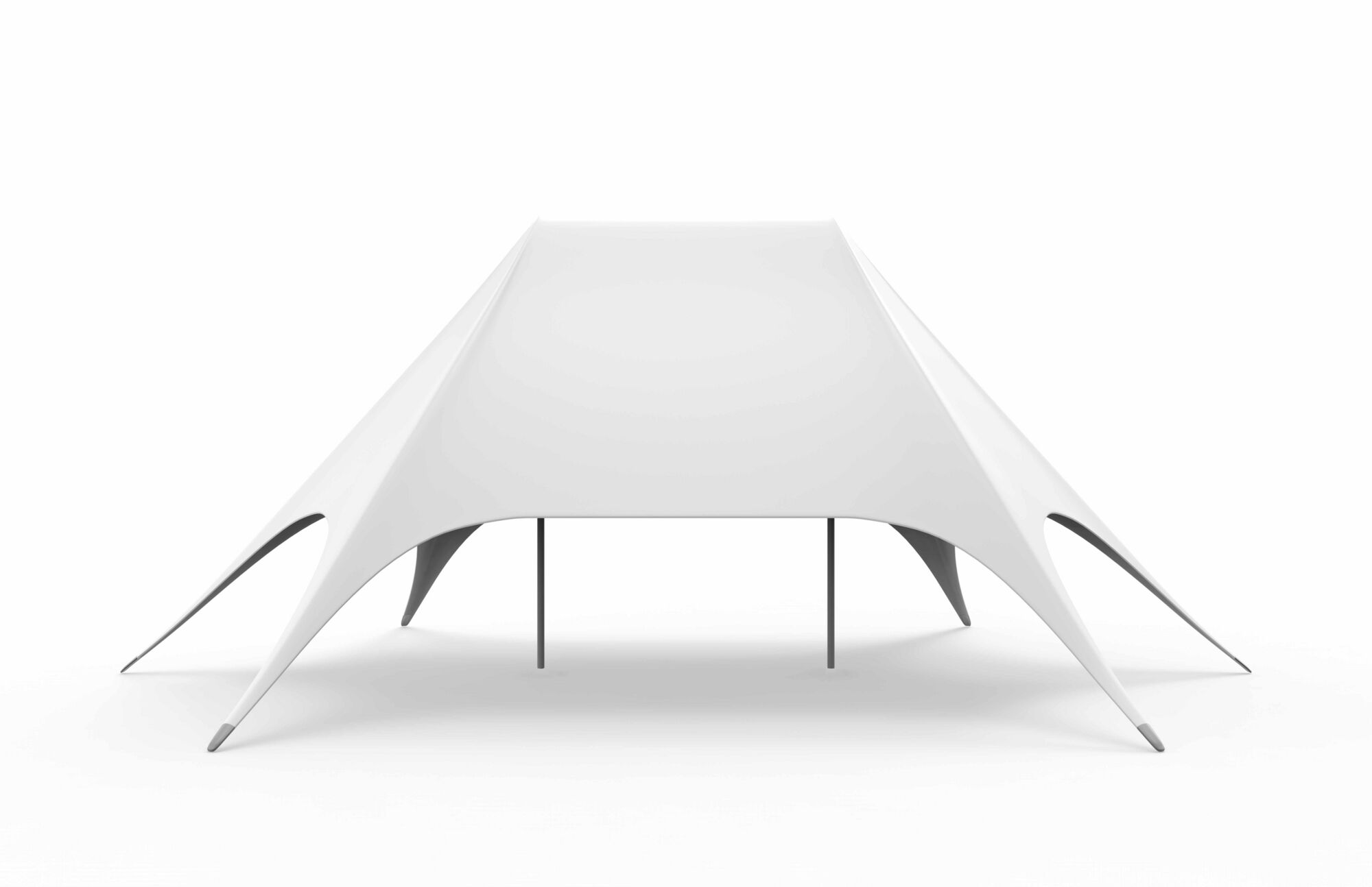 Doppelsternzelt StellarLite - Satz 10 x 16 m - Polyester Weiß