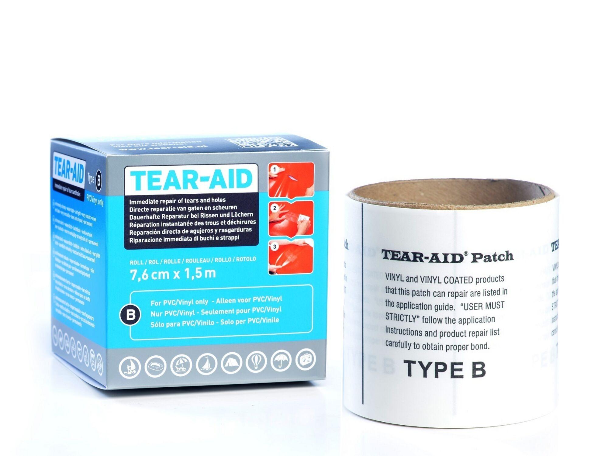 Tear-Aid-Rolle 7,6 cmx1,5 m – Typ B