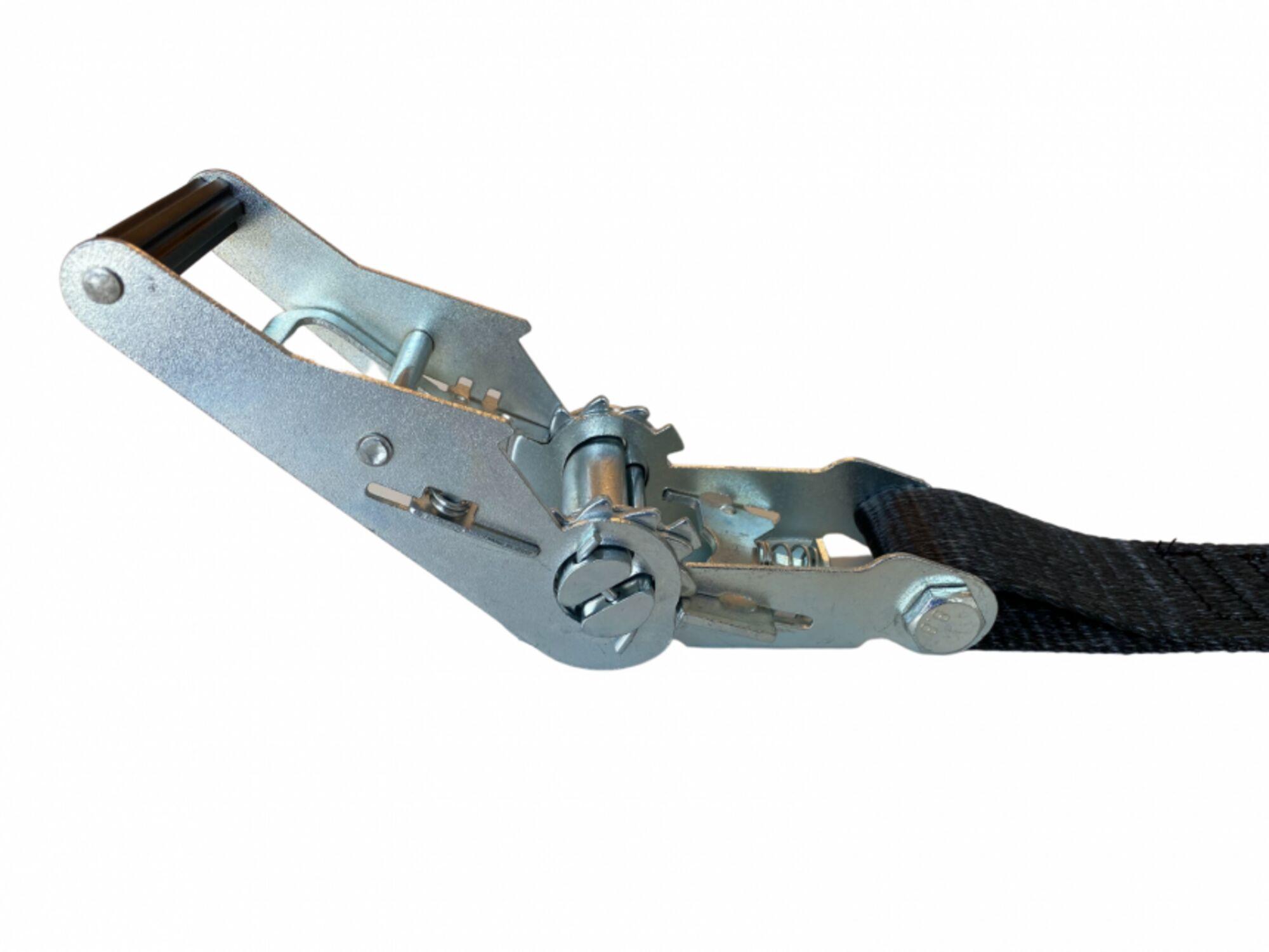 Storm belt with ratchet - 20 m - black