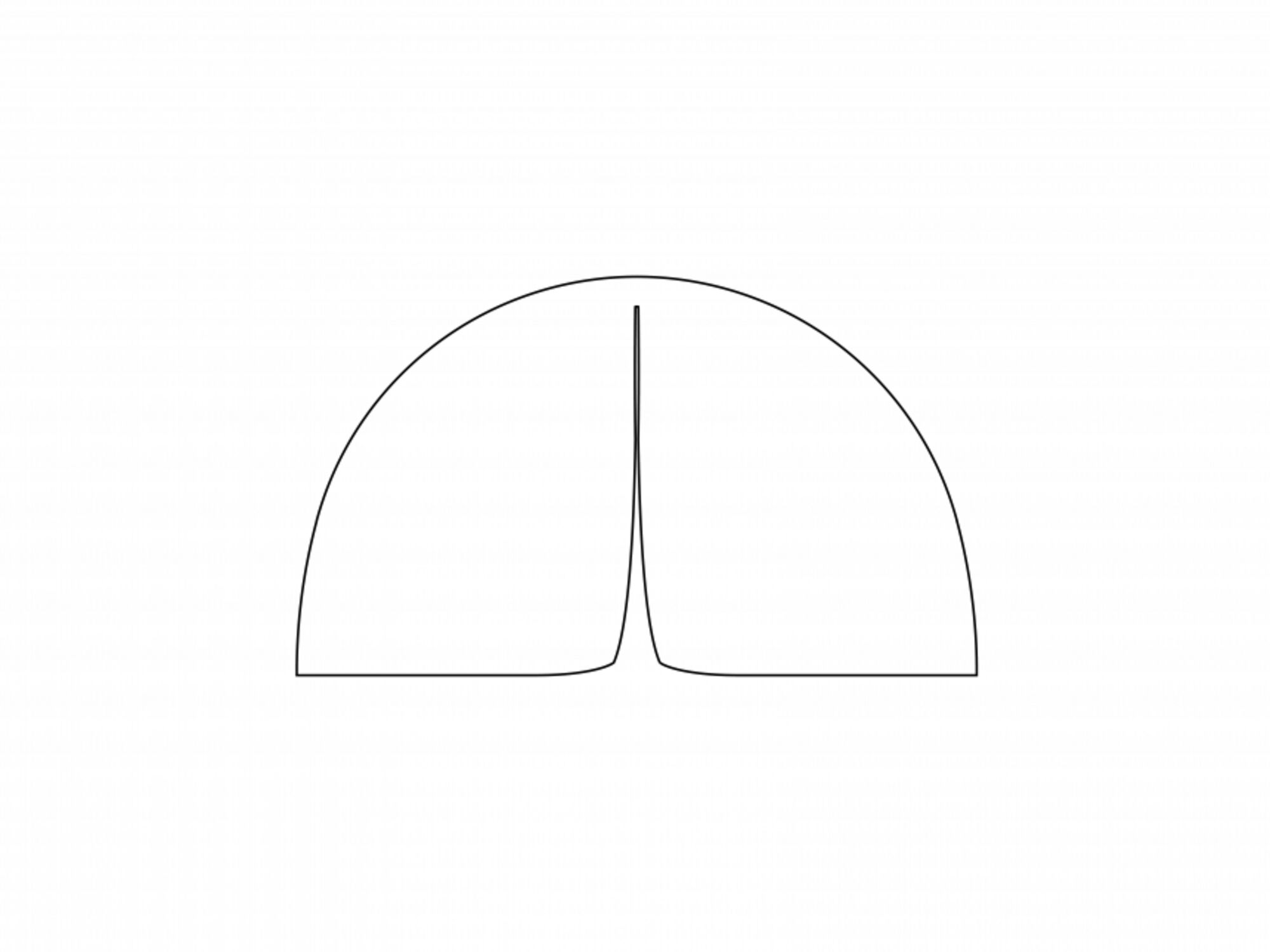 Tente gonflable Globe Paroi porte (tirette verticale) - 5m Blanc
