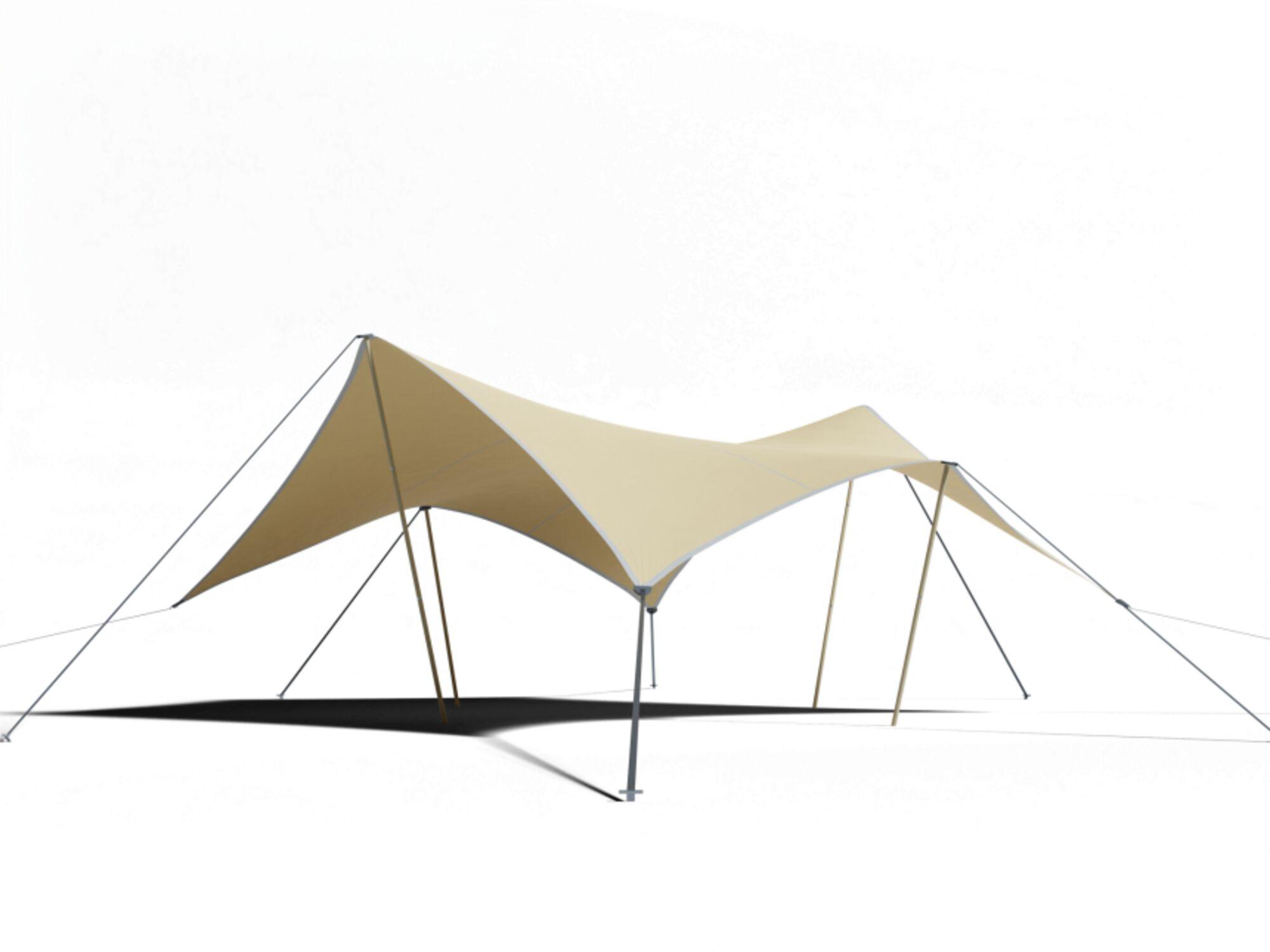 easyflex stretch tent sand no background