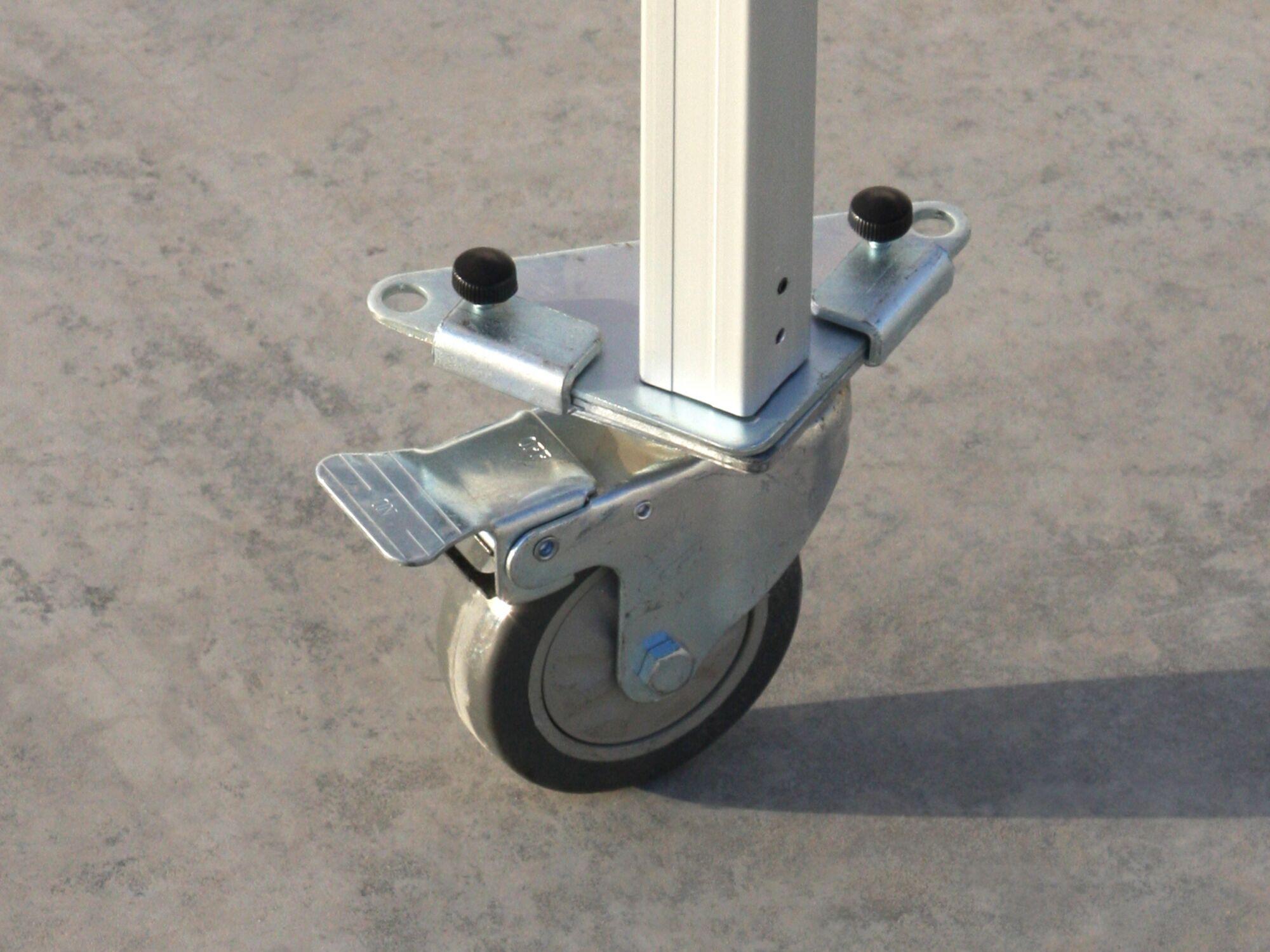 Wheel for folding tent aluminium