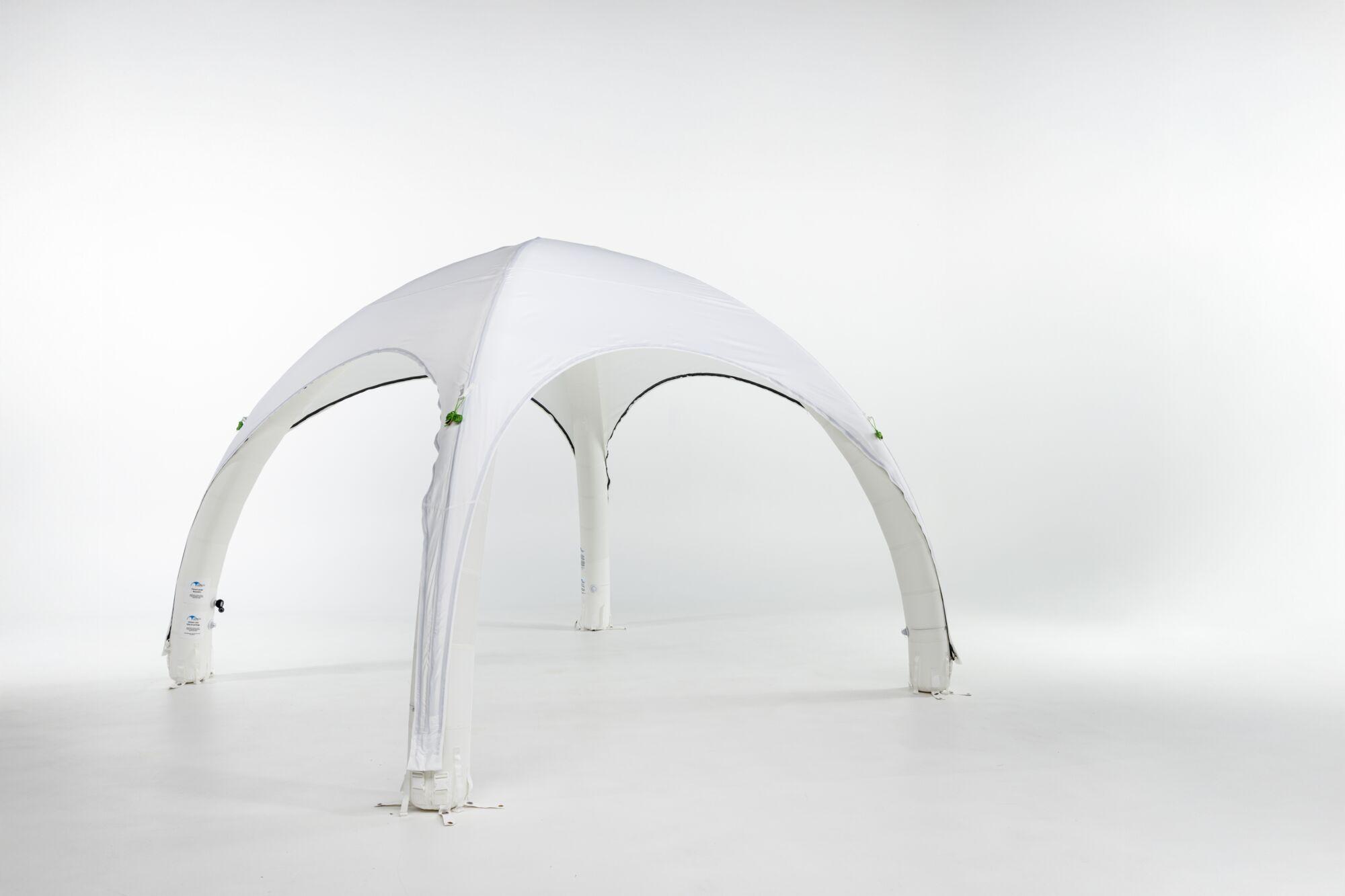 Tente gonflable Globe - 5x5m Structure noir - Toit imprimé