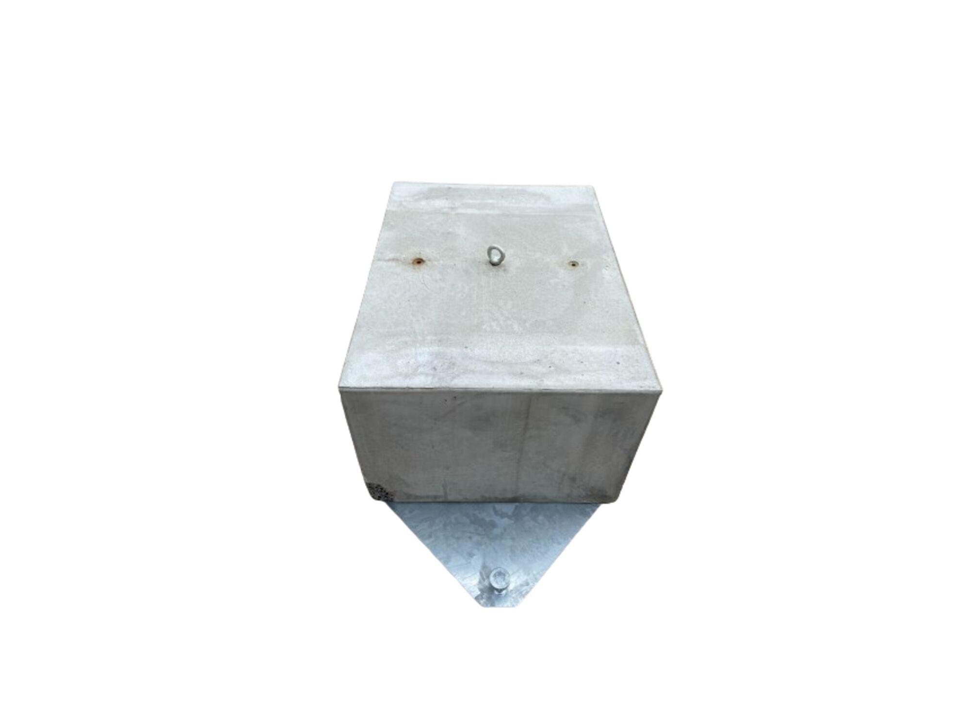 Star tent - steel plate for concrete block - 650 and 1000 kg